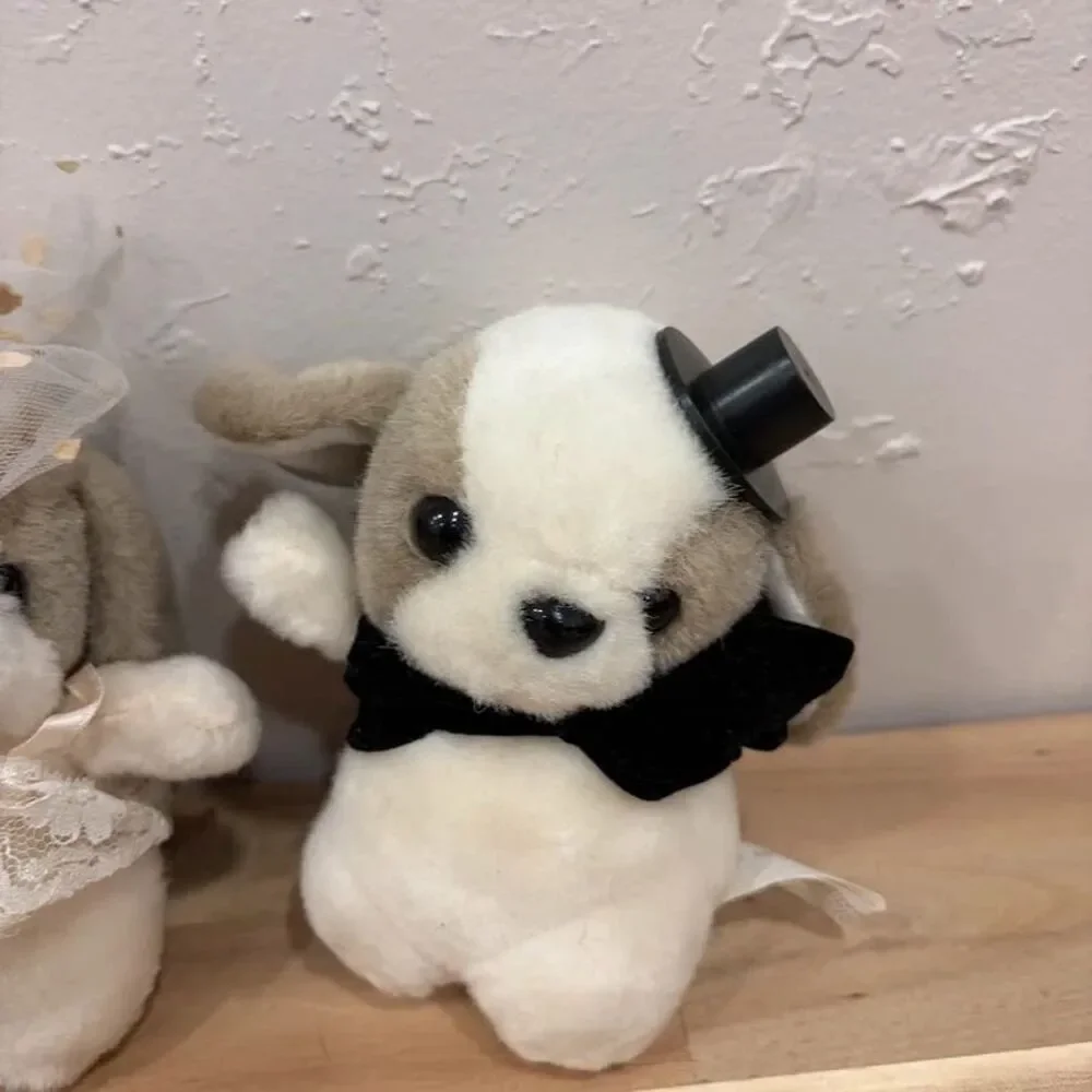 Vintage House of Lloyd Dog Plush Bride and Groom